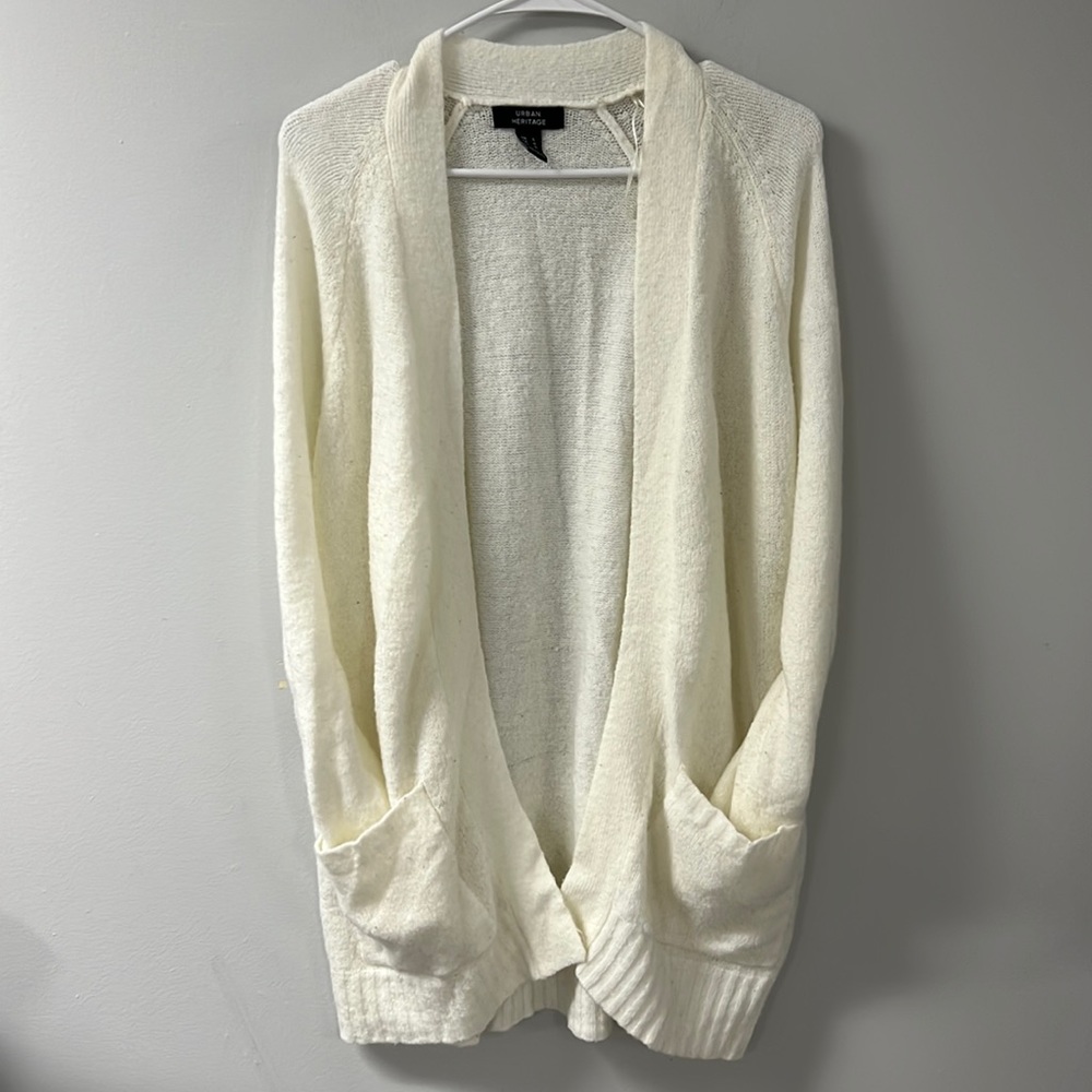 Urban Heritage Cream Cardigan